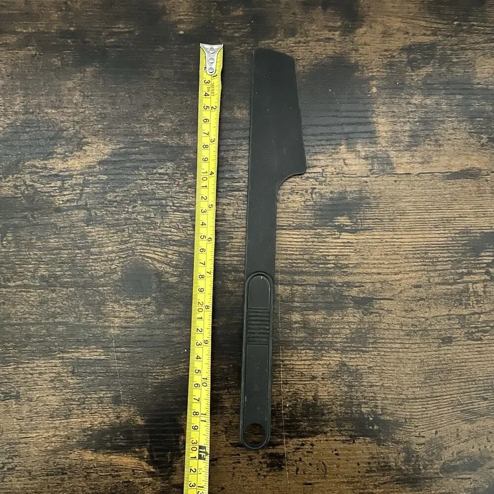 T-Fal Rare 12” Black Nylon Kitchen Scraper Kitchen Utensil Rare Hard to Find